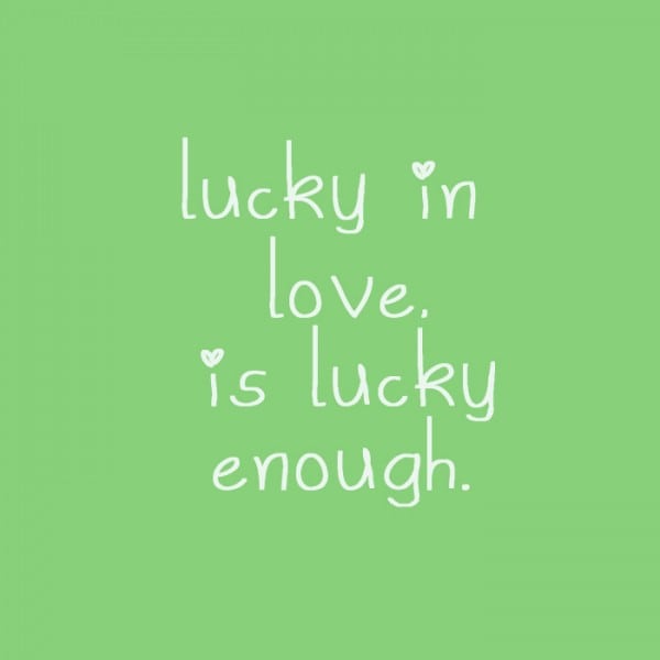 Lucky in Love Printable