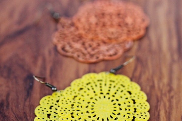 DIY Painted Earrings