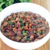Mexican-Style Beans with Bacon and Jalapeno