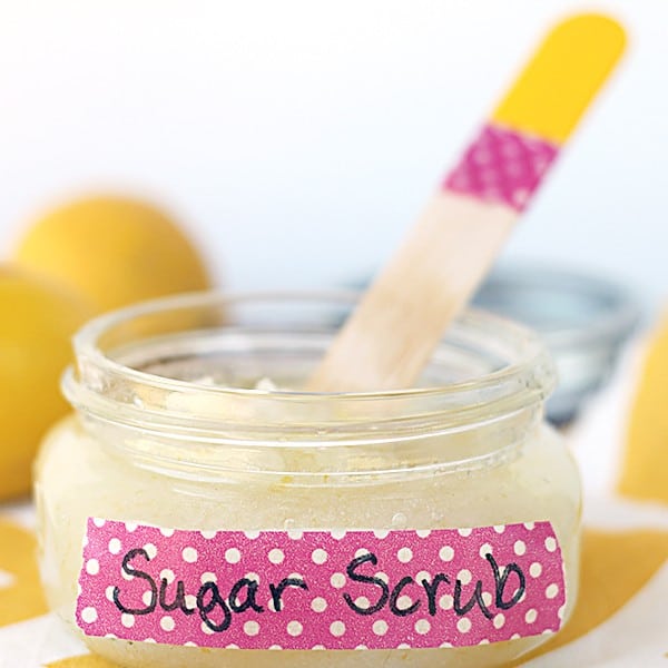 Coconut Oil Lemon Sugar Scrub