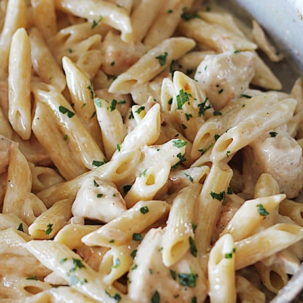 One Pan Chicken Alfredo