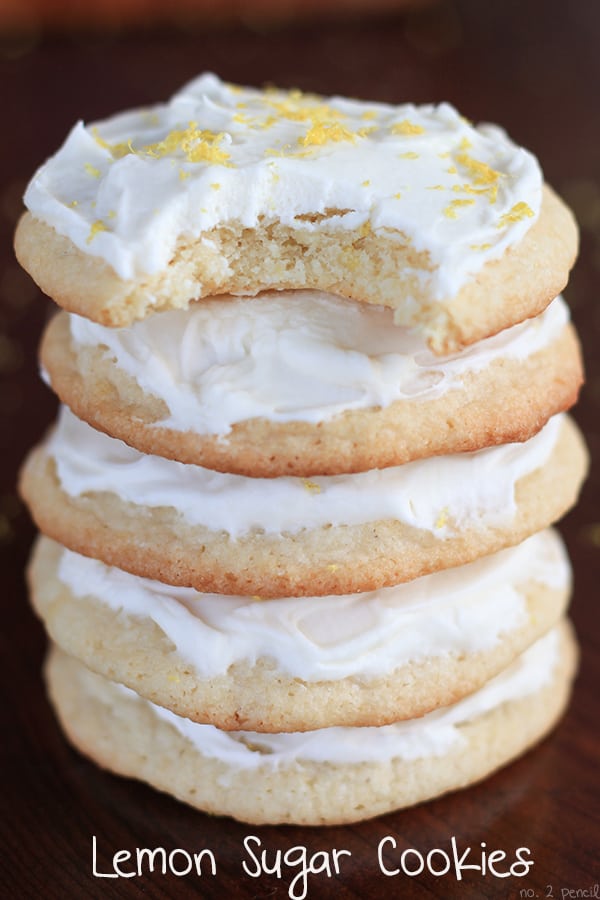 Super Soft Lemon Sugar Cookies
