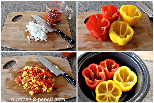 Crock Pot Mexican Stuffed Bell Peppers Crock Pot Mexican Stuffed Bell Peppers