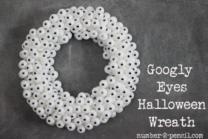 Googly Eyes Halloween Wreath Googly Eyes Halloween Wreath
