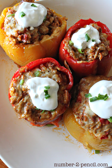 Crock Pot Mexican Stuffed Bell Peppers Crock Pot Mexican Stuffed Bell Peppers