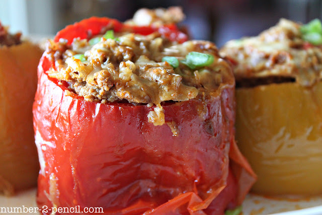 Crock Pot Mexican Stuffed Bell Peppers Crock Pot Mexican Stuffed Bell Peppers
