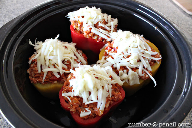 Crock Pot Mexican Stuffed Bell Peppers Crock Pot Mexican Stuffed Bell Peppers