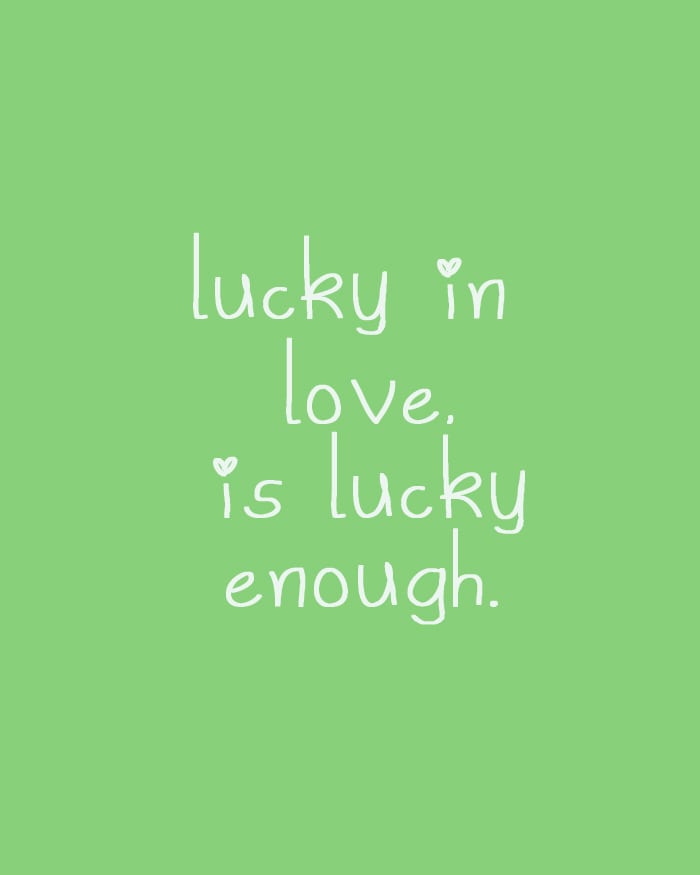 Lucky in Love Free Printable and Kindle Fire Giveaway 