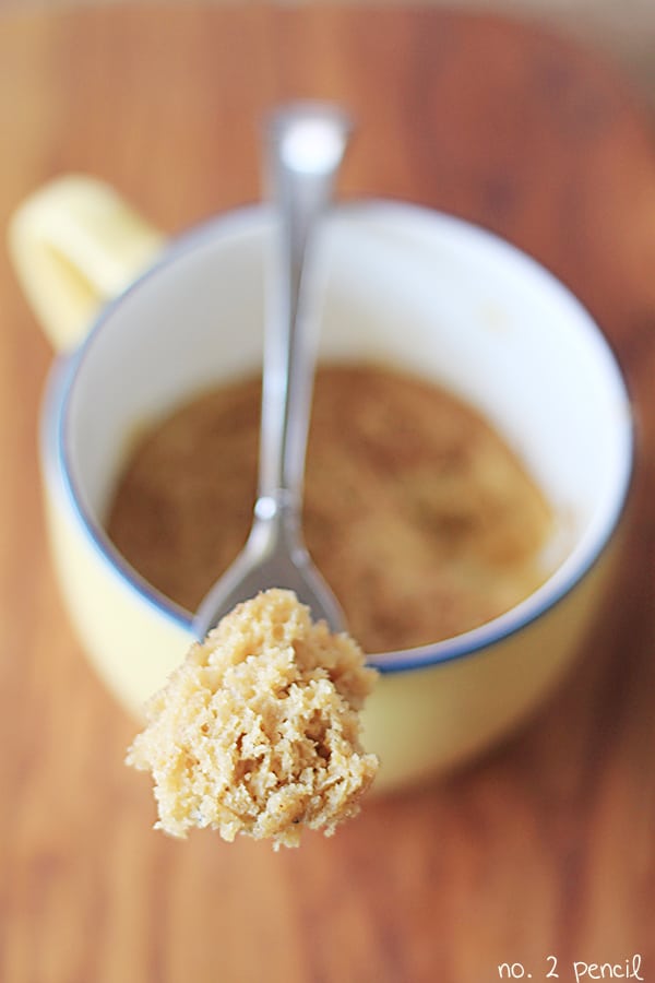 Snickerdoodle Cookie in a Cup - a microwave snickerdoodle!