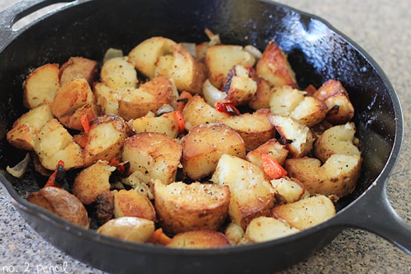 Home Fries - crispy breakfast potatoes! 