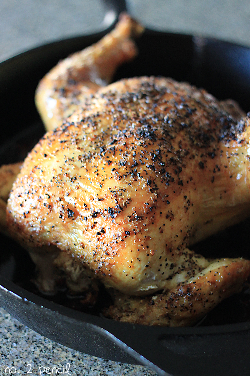 One Hour Roasted Chicken