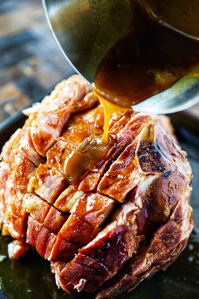 Slow Cooker Holiday Ham - Damn Delicious