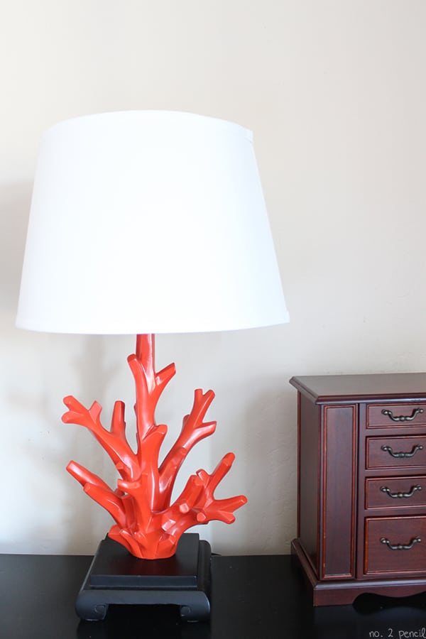 Orange Coral Lamps