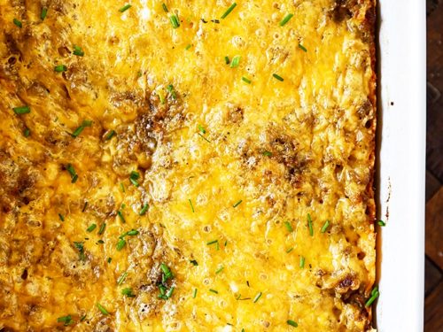 Easy Sausage And Cheese Breakfast Casserole