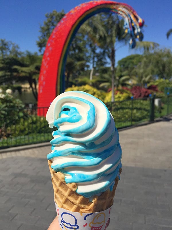 Magic Swirl Ice Cream at Legoland California
