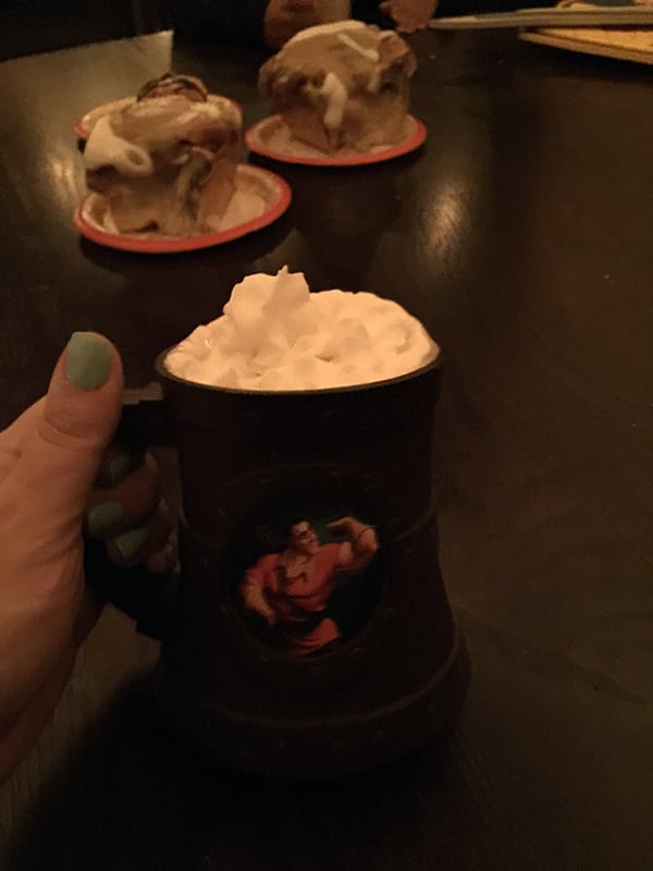 Hot Chocolate at Gaston's Tavern