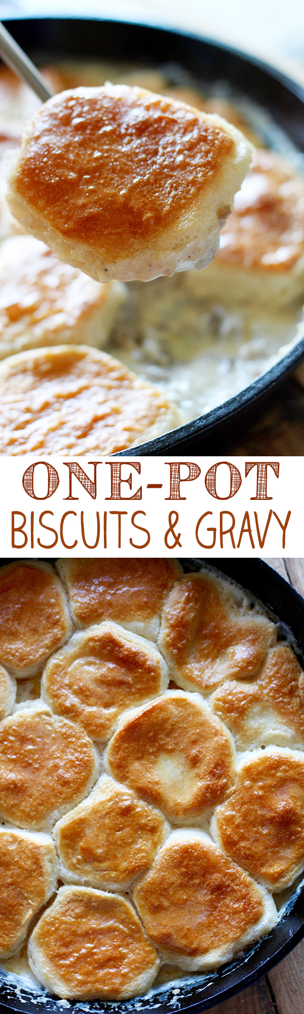 One-Pot Biscuits and Gravy