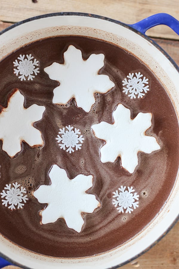 Stove Top Hot Chocolate - easy homemade, real hot chocolate. 