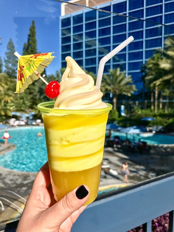 Disneyland Dole Whip Float with Rum