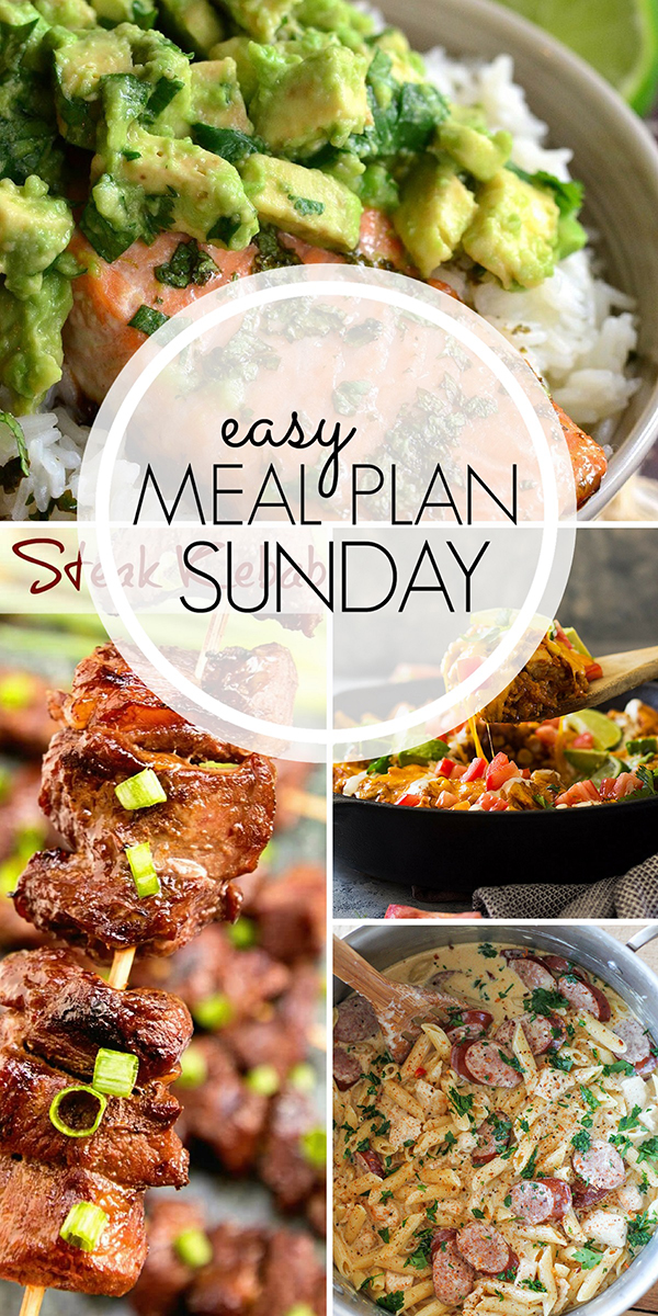 Quick and Easy Weekly Meal Plan Ideas