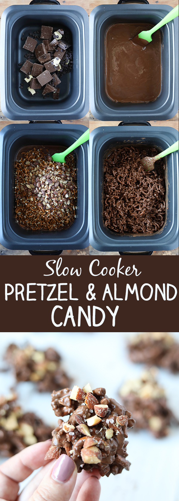 Slow Cooker Pretzel and Smoked Almond Candy