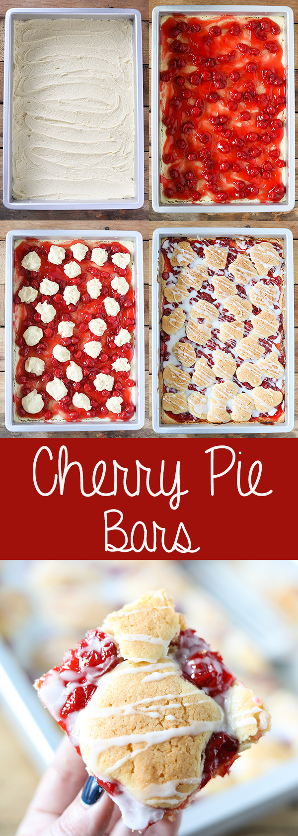 Cherry Pie Bars aka Cherry Kuchen Bars
