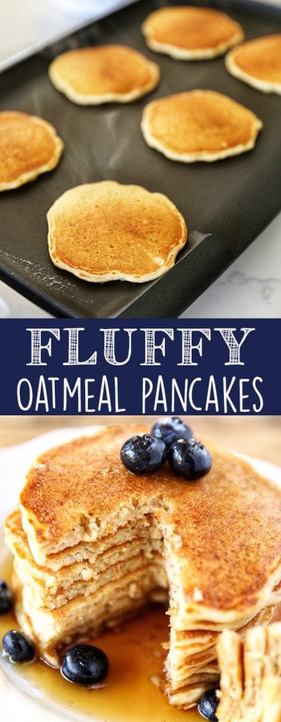 Oatmeal Pancakes Fluffy Oatmeal Pancake Recipe