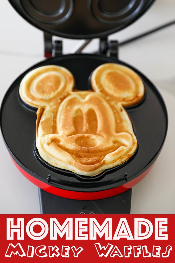 Mickey Mouse Waffle Maker for Homemade Mickey Waffles