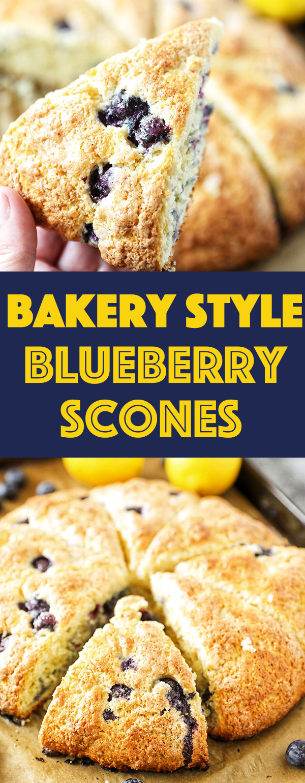 Bakery Style Blueberry Scones Recipe
