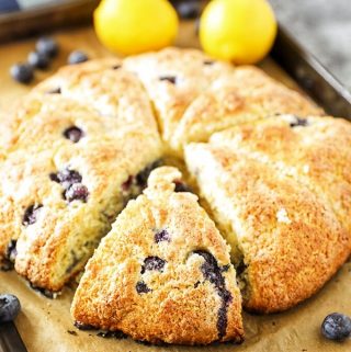 Bakery Style Blueberry Scones Recipe - No. 2 Pencil