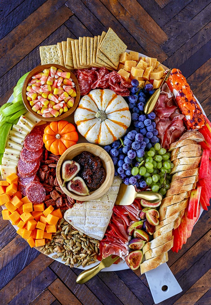 Thanksgiving Charcuterie Board - Easy Fall Dinner or Appetizer Idea