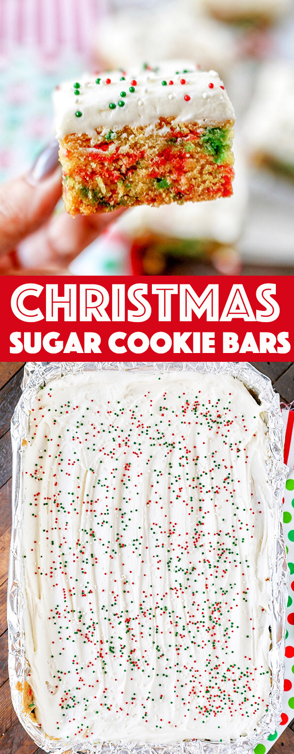 Christmas Sugar Cookie Bars - No. 2 Pencil
