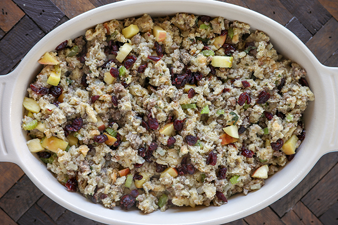 Sausage Apple Cranberry Stuffing - Stuffing Recipe Easy