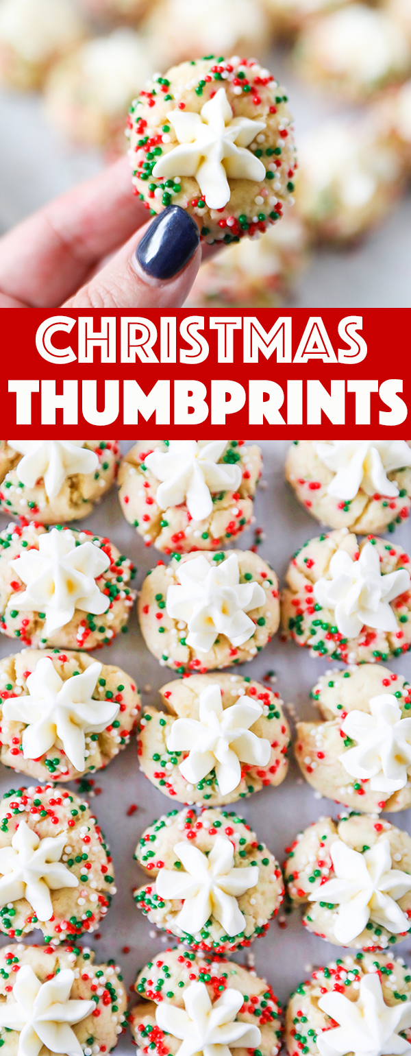 Frosted Christmas Thumbprints