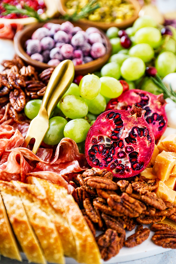 Christmas Charcuterie Board - easy holiday party idea! 