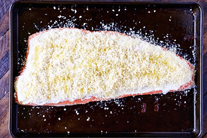 Crispy Parmesan Salmon