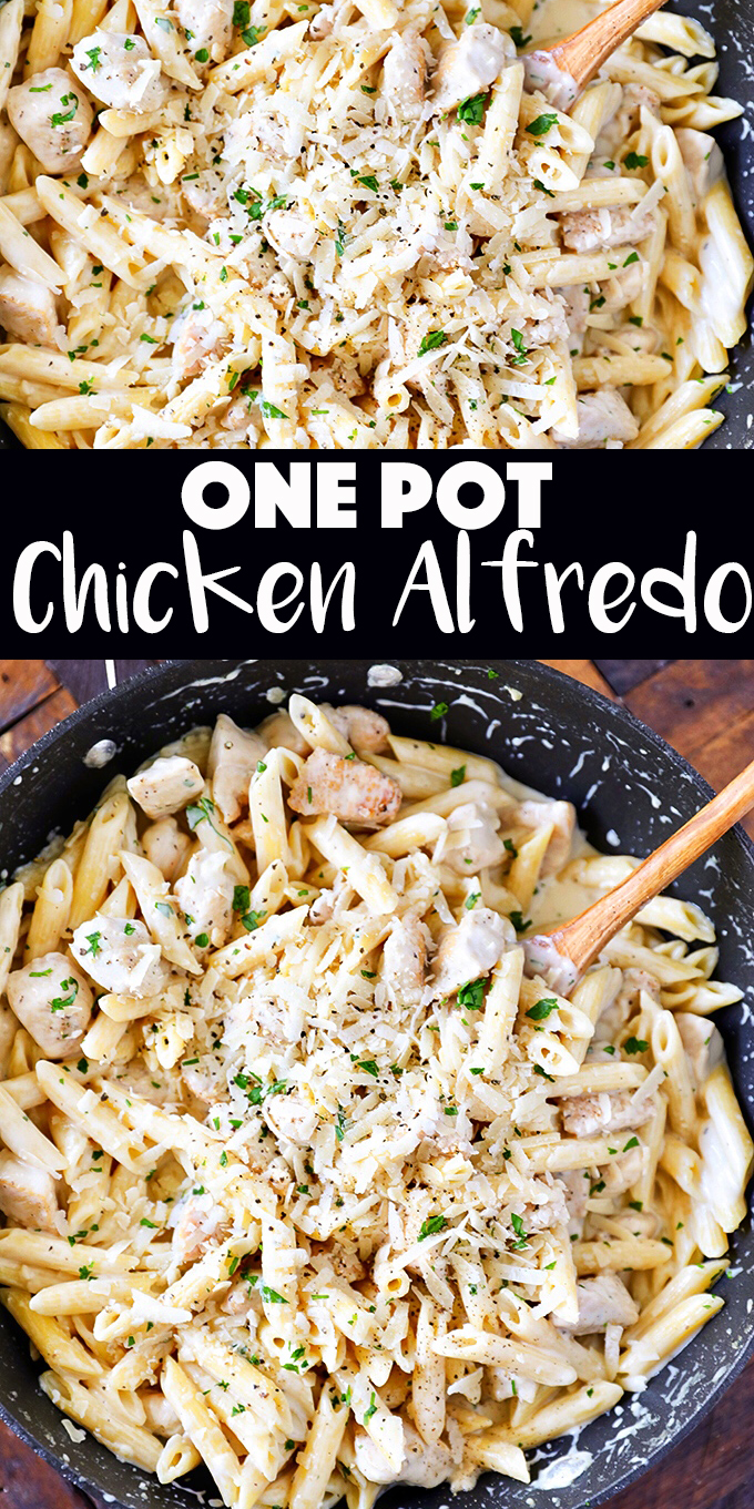 One Pot Chicken Alfredo Recipe