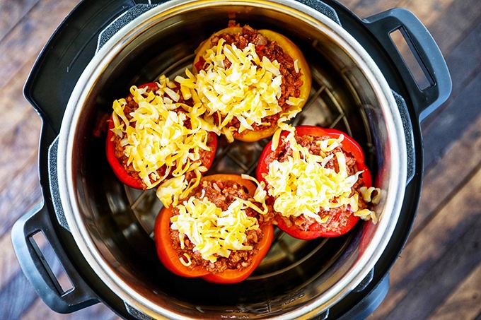 Stuffed Peppers in the Instant Pot