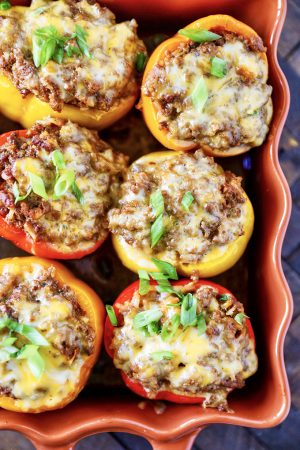 Mexican Stuffed Peppers - No. 2 Pencil