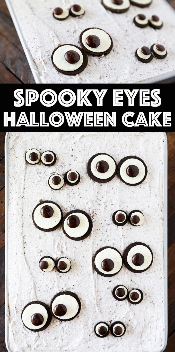 Spooky Eyes Halloween Cake