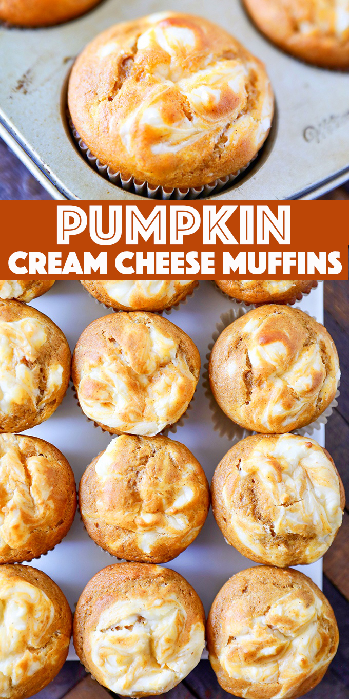 Pumpkin Cream Cheese Muffins
