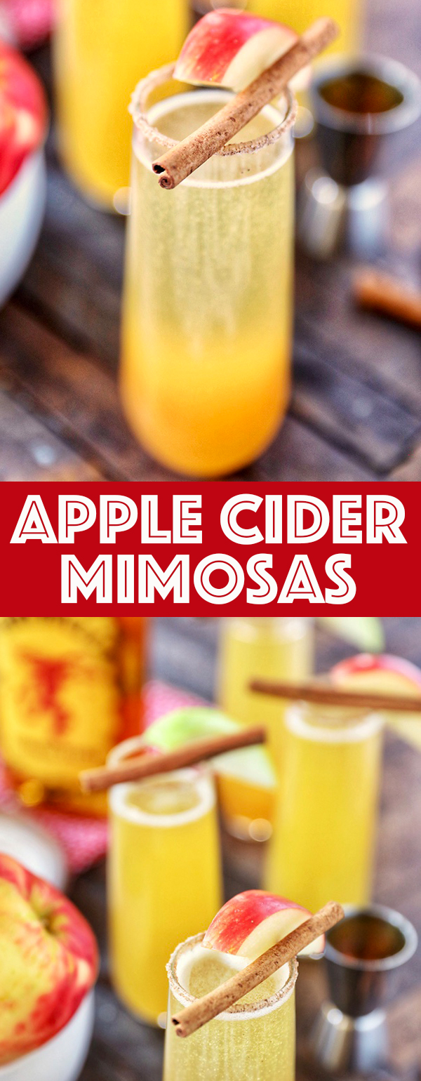 Apple Cider Mimosas 