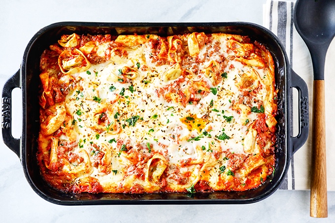 Cheesy Baked Tortellini - No. 2 Pencil