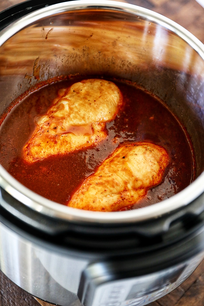 Cooked Chicken Breasts in Instant Pot