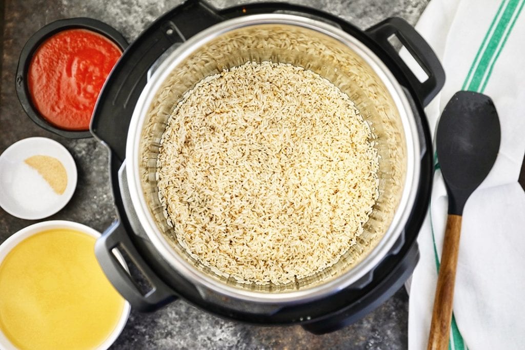 Toasted Rice in the Instant Pot