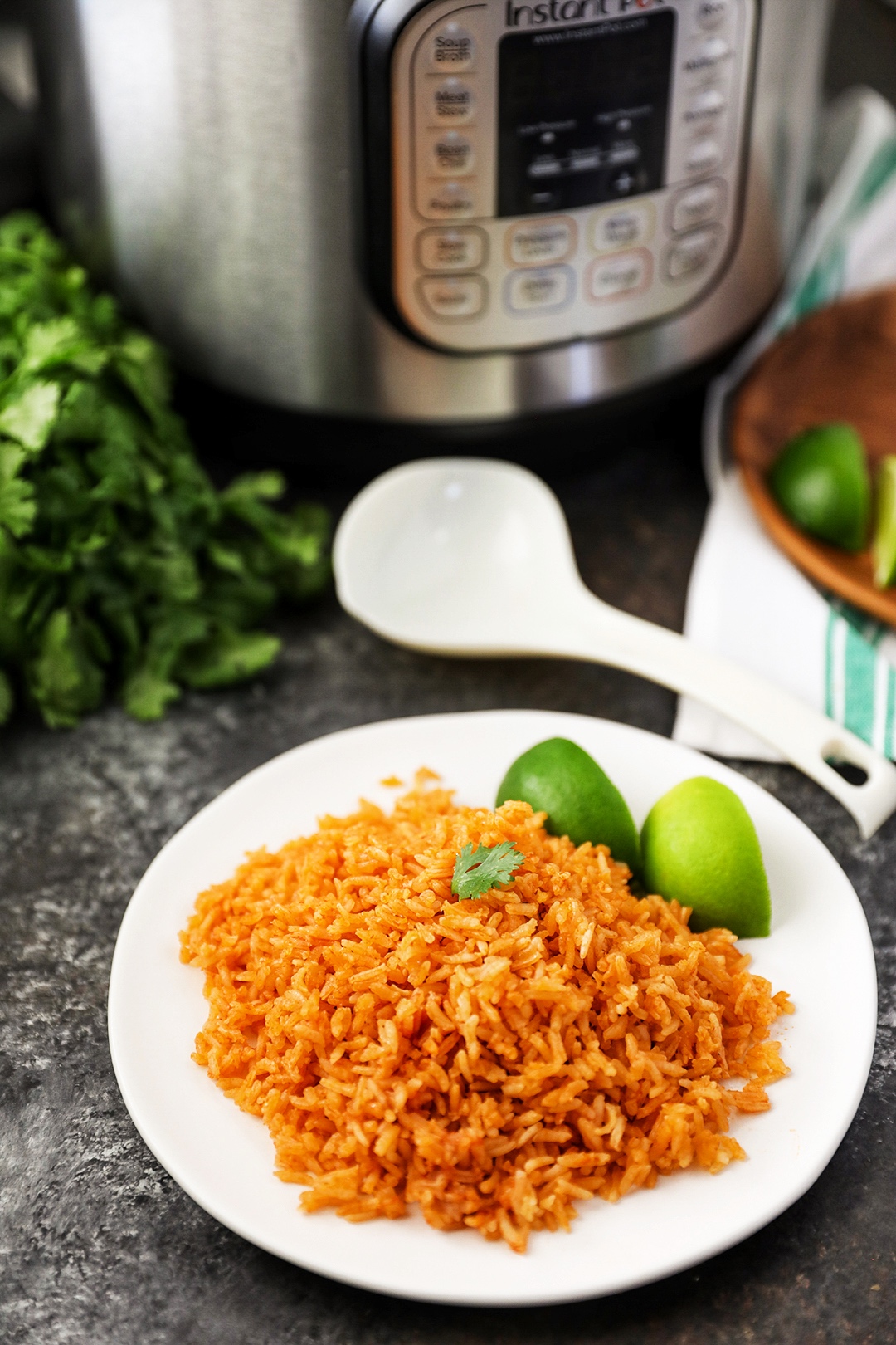 Easy Instant Pot Spanish Rice (Mexican Rice) - Piping Pot Curry