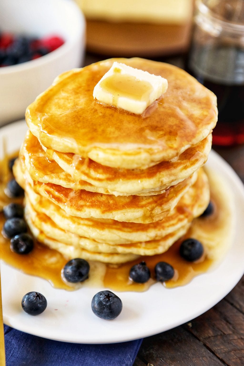 Old-Fashioned Homemade Buttermilk Pancakes - No. 2 Pencil