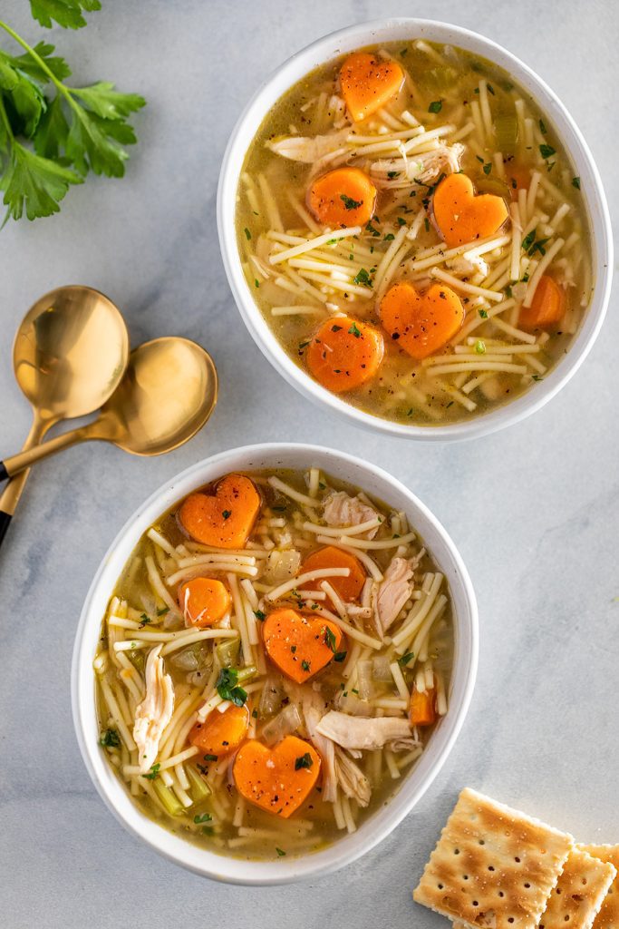 Make Chicken Noodle Soup with Rotisserie Chicken