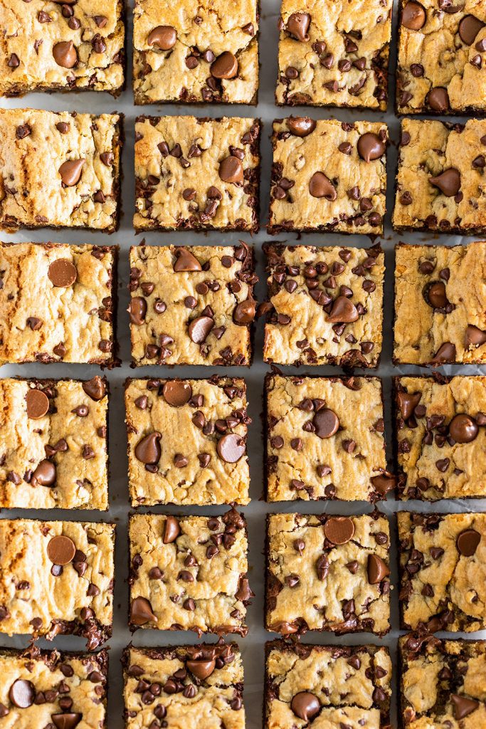 Double Chocolate Chip Cookie Bars