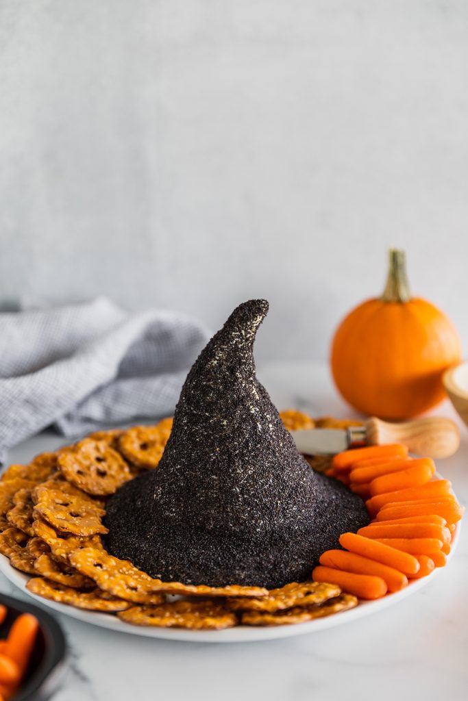 Witch Hat Halloween Cheese Ball